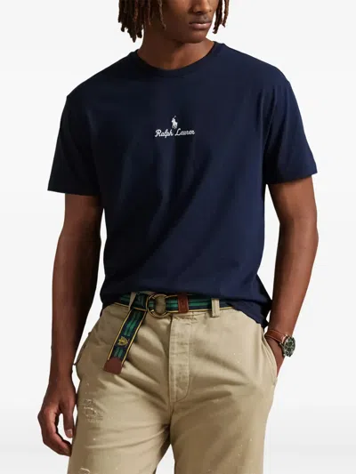 Polo Ralph Lauren Ralph Lauren Classic Fit Logo Jersey T-shirt In Blue