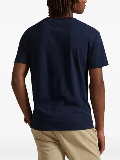 Polo Ralph Lauren Ralph Lauren Classic Fit Logo Jersey T-shirt In Blue