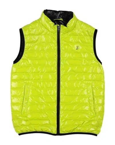 Herno Gloss Toddler Vest Lime Green Size 6 Polyamide, Polyurethane In Green