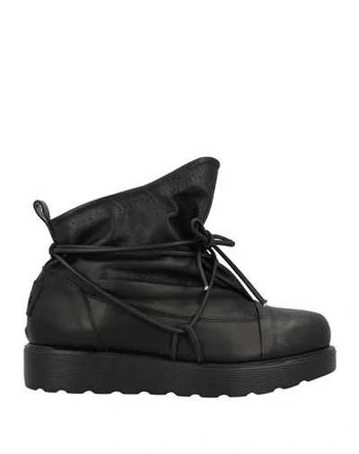 Ixos Woman Ankle Boots Black Size 5 Leather