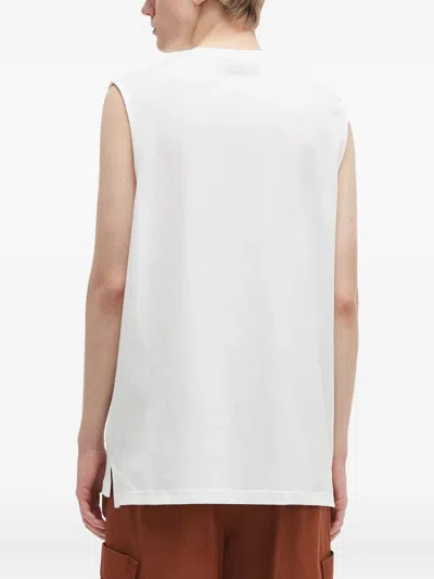 Fingercroxx Graphic Print Vest In Gray