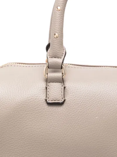 Liu •jo Cross-body Satchel Featuring Studded Handles In Neutral