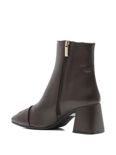 扣环细节短靴（6.5厘米）