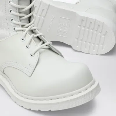 Mm6 X Dr. Martens Mm6 X Dr Martens  White Lace-up Boot In White