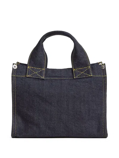 Dsquared2 Denim Tote Bag In Blue