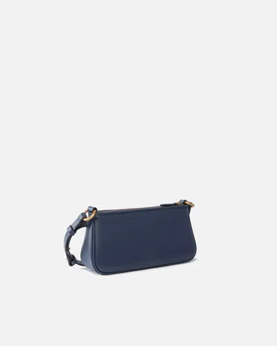 Pinko "half Moon " Mini Baguette In Blue