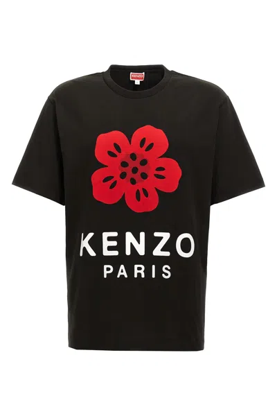 Kenzo Black Cotton T-shirt In Black