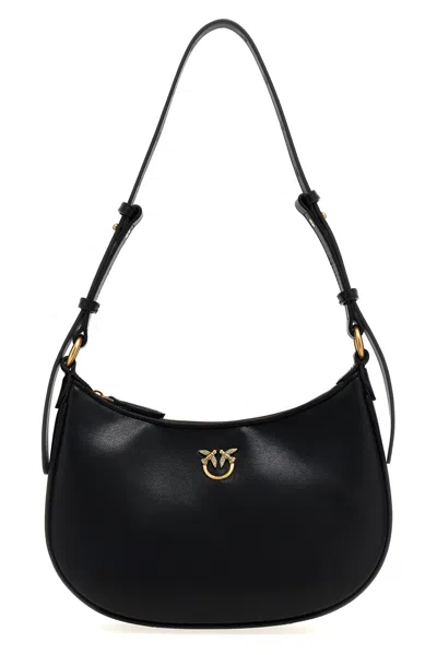 Pinko Half Moon Mini Bag In Black