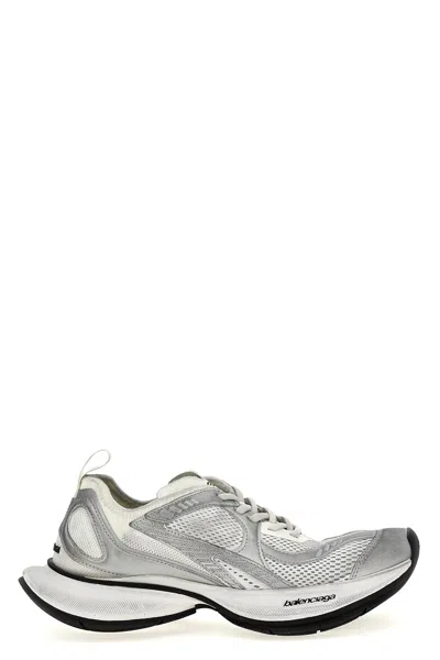 Balenciaga 45mm Circuit Tech Sneakers In White