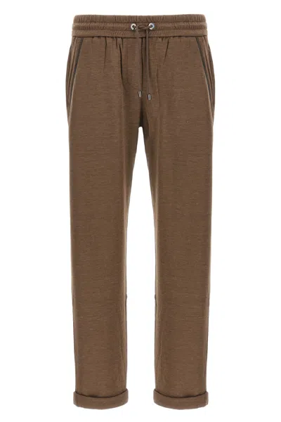 Brunello Cucinelli Sweatpants In Brown