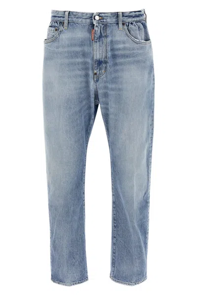 Dsquared2 Light Blue London Bro Jeans In Blue
