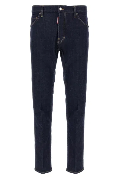 Dsquared2 Cool Guy Jeans With Contrasting Stitching In Blue