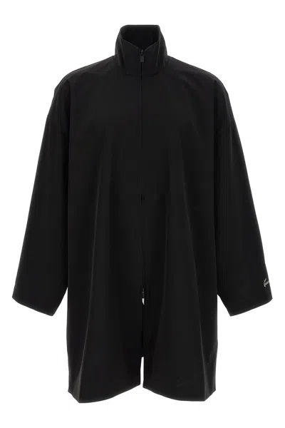 Fear Of God Essential Sporty Puffer Jackets Black In Black