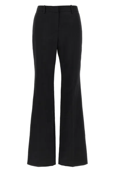 Magda Butrym Trousers Flared Leg Back Pocket In Black