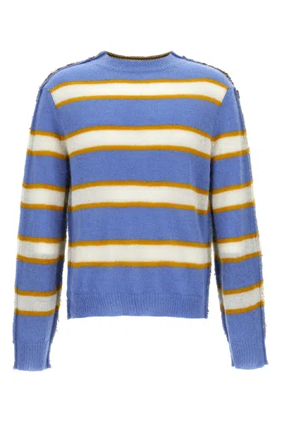 Marni Embroidered Mohair Blend Sweater In Multi