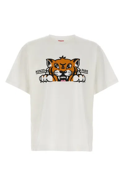 Kenzo T-shirt With Print In White