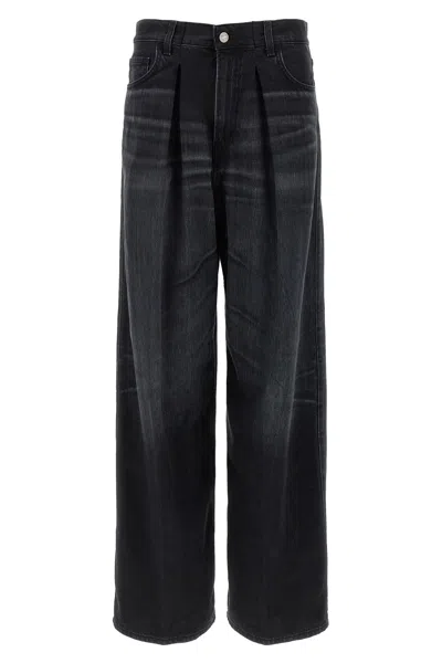 Haikure Candy High-rise Wide-leg Jeans In Black