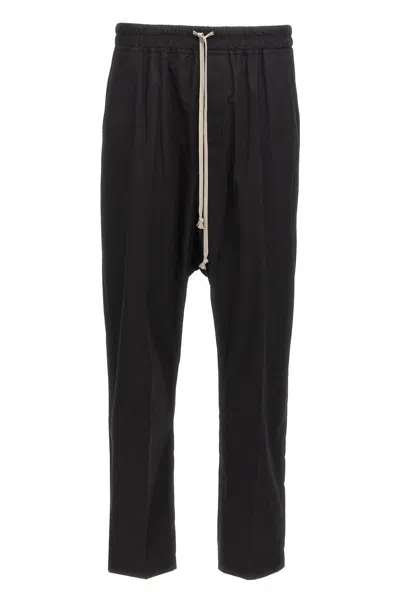 Rick Owens Drawstring Casual Pants In Brown