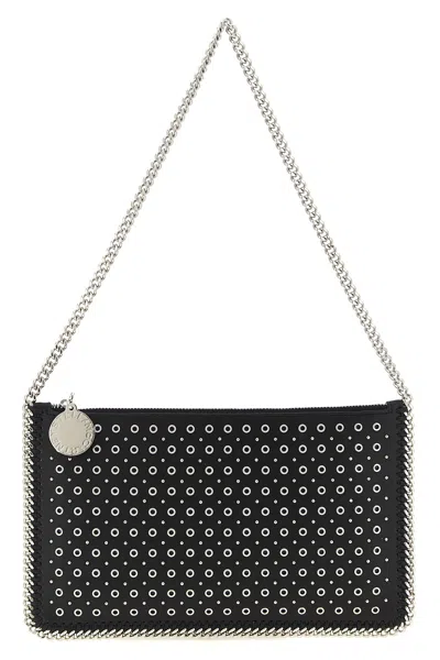 Stella Mccartney 'studded Chain Strap Shoulder Bag' In Black