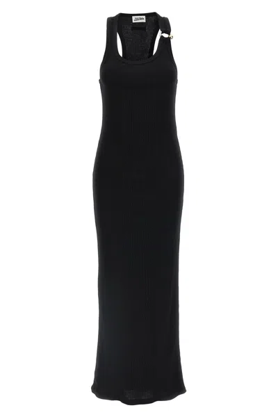 Jean Paul Gaultier Pierced Dress In Black