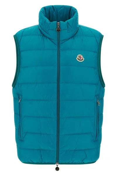 Moncler Rocoque Padded Bodywarmer In Blue