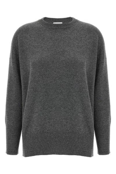 Brunello Cucinelli Women Monile Cashmere Sweater In Gray