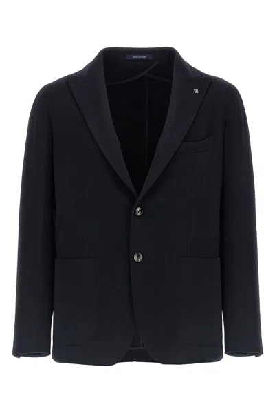 Tagliatore Cashmere Blazer In Black