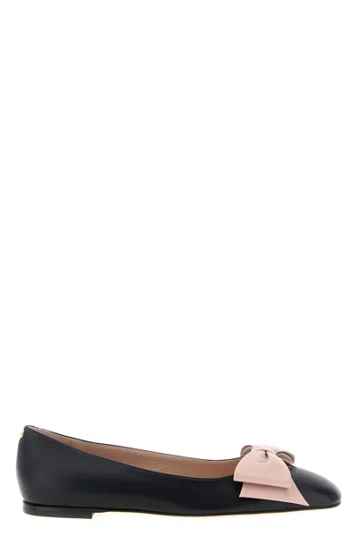 Valentino 'bowow' Ballet Flats Featuring Bow Detail In Black