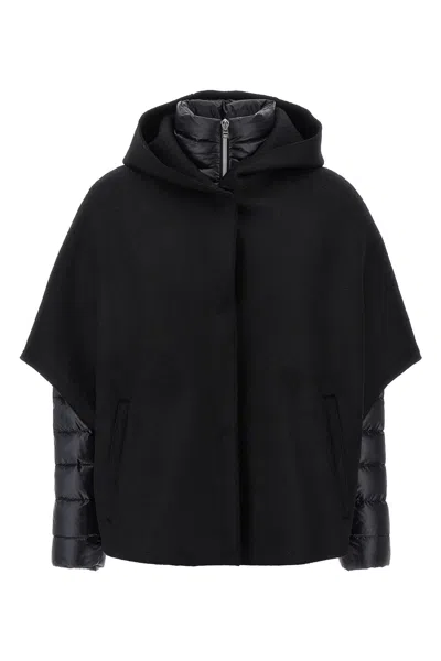 Herno Resort Hood In Ultralight Wool And Nylon In Multi