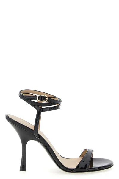 Stuart Weitzman 'nudist Wrap' Sandals In Black