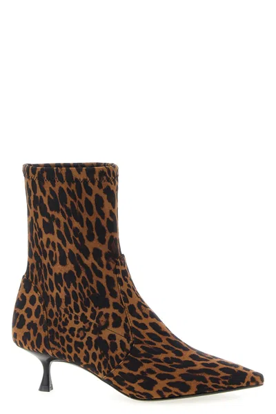 Stuart Weitzman 'naomi' Ankle Boots In Animal Print In Animal Print