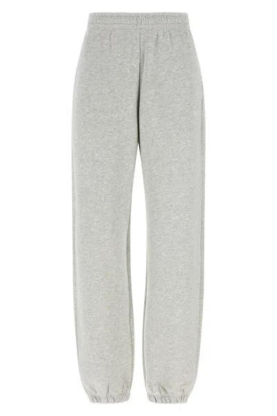 Rotate Birger Christensen Trousers With Elastic Waistband And Side Pockets In Gray