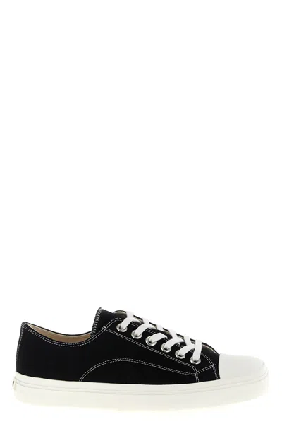 Moschino Square-toe Sneakers In Black