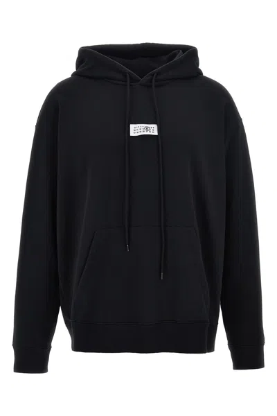 Mm6 Maison Margiela Relaxed Fit Crew Neck Sweatshirt With Ribbed Detailing In Multi