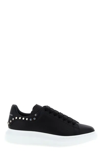 Alexander Mcqueen Studded Oversize Sneakers In Black