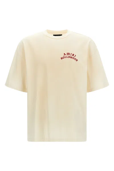 Amiri Hollywood Oversized T-shirt In Neutral