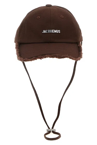 Jacquemus La Casquette Artichaut In Brown