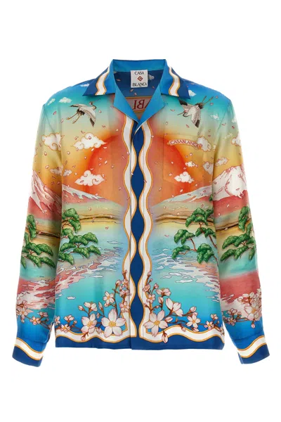 Casablanca Men's Tennis Club Shirt In Multi