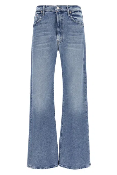 Mother The Dodger Skimp Cuff High-rise Straight-leg Jeans In Blue