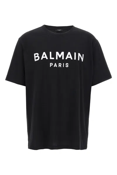 Balmain Printed T-shirt - Straight Fit In Black
