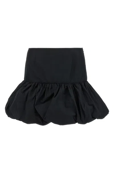 Rotate Birger Christensen 'mini Balloon' Skirt In Black