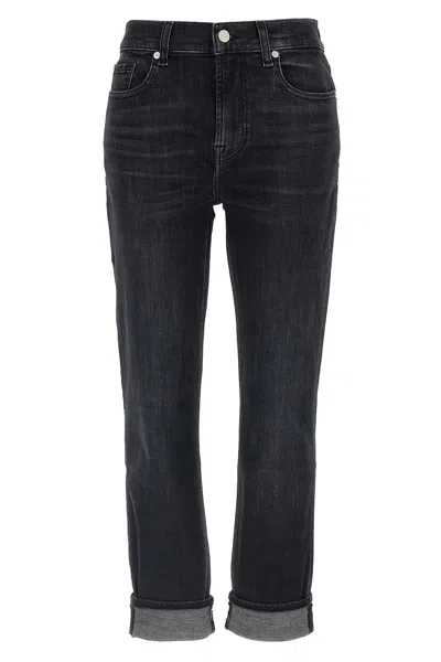 7 For All Mankind 'relaxed Skinny' Jeans In Black