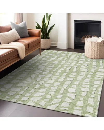 Addison Rugs Premium Washable Area Rug In Green