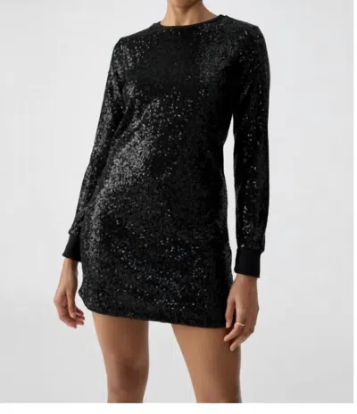 Sanctuary Sparkle Here Dress In Black Sequin In Black