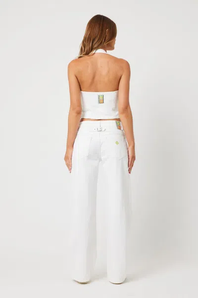 Abrand X Ripcurl White Wash Top