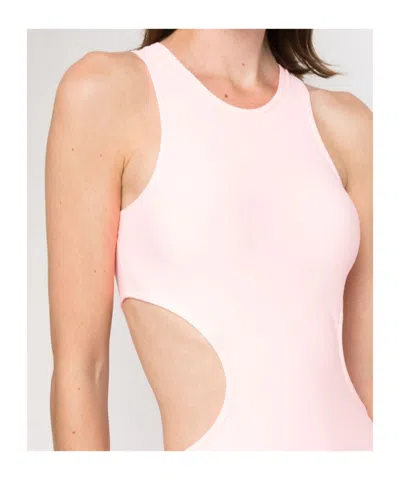 Reina Olga Sleeveless Minidress Featuring Cut-out Detailing In Pink