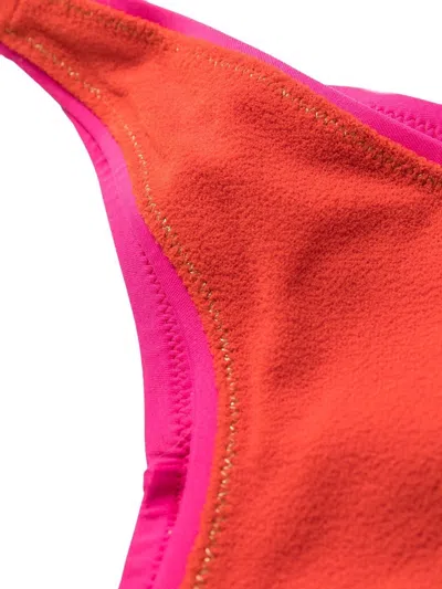 Reina Olga Halter Tie Showhorse Bikini In Orange