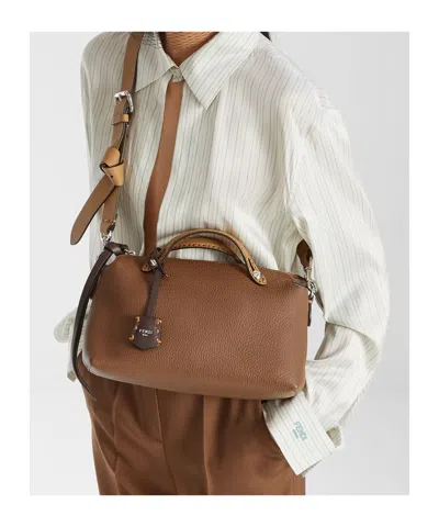 Fendi Michael Kors Black Leather Bags In Brown