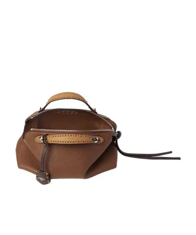 Fendi Michael Kors Black Leather Bags In Brown