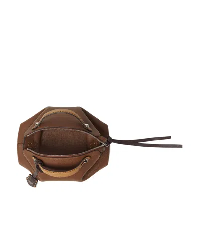 Fendi Michael Kors Black Leather Bags In Brown